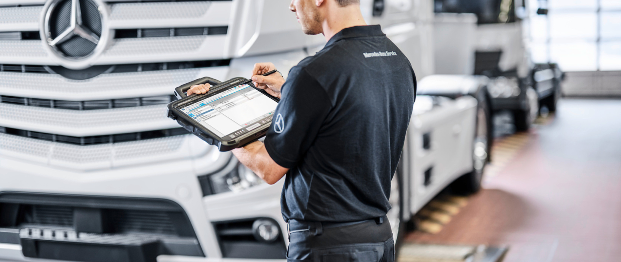 221001 2023 Trucks CSP Service Inspection Maintenance XENTRY Diagnosis Pad Image MBT6649