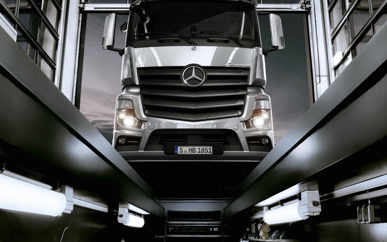 Actros op put
